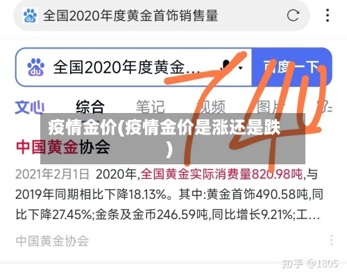 疫情金价(疫情金价是涨还是跌)-第3张图片