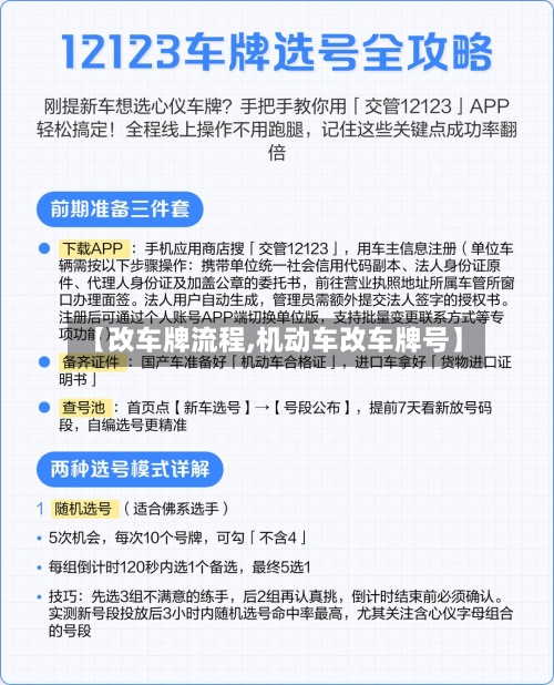 【改车牌流程,机动车改车牌号】