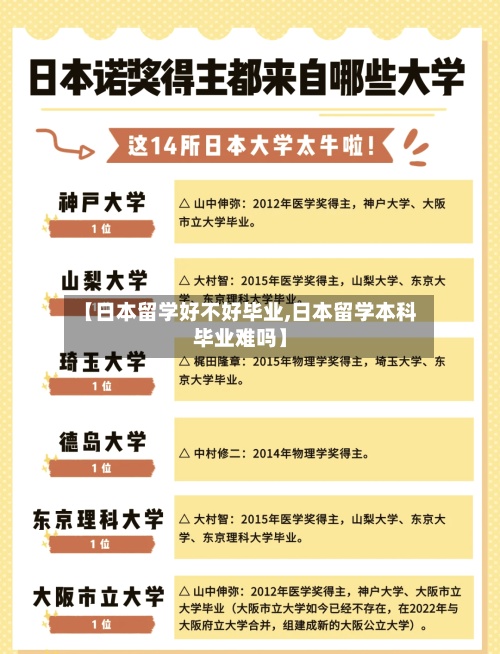 【日本留学好不好毕业,日本留学本科毕业难吗】-第3张图片