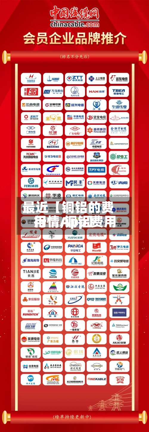 最近【铜铝的费用
行情,铜铝费用
行情App】
