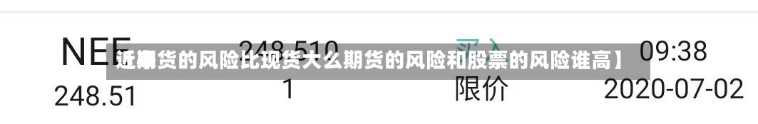 近来
【期货的风险比现货大么期货的风险和股票的风险谁高】