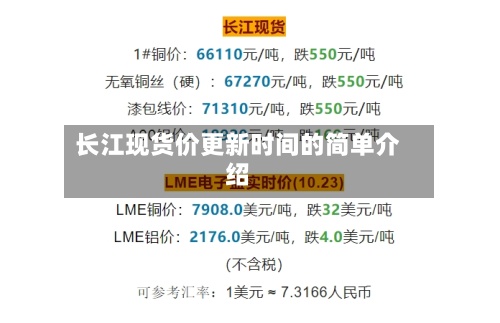 长江现货价更新时间的简单介绍-第2张图片