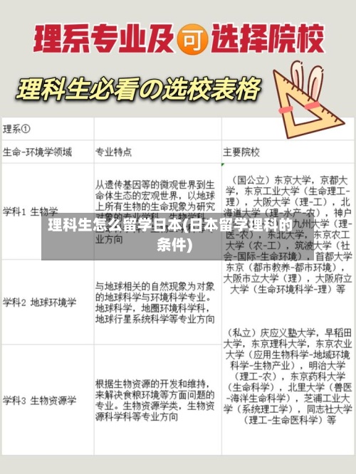 理科生怎么留学日本(日本留学理科的条件)-第2张图片