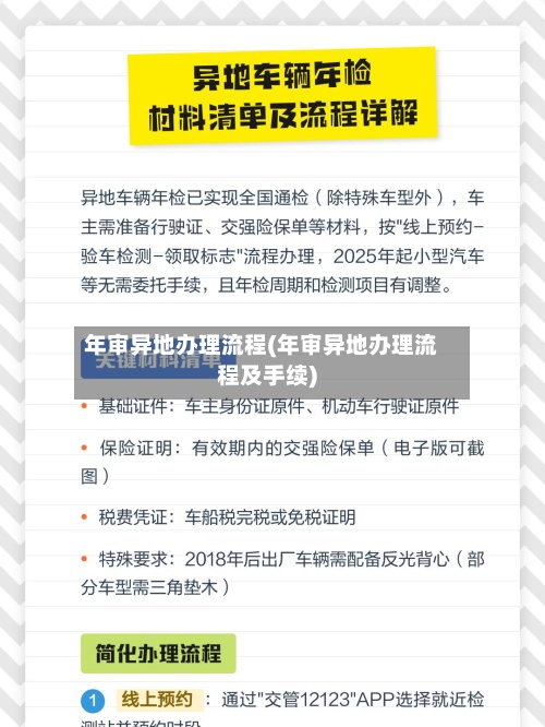 年审异地办理流程(年审异地办理流程及手续)