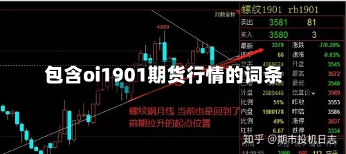 包含oi1901期货行情的词条