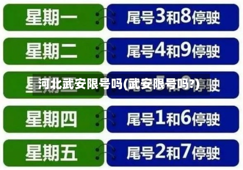 河北武安限号吗(武安限号吗?)