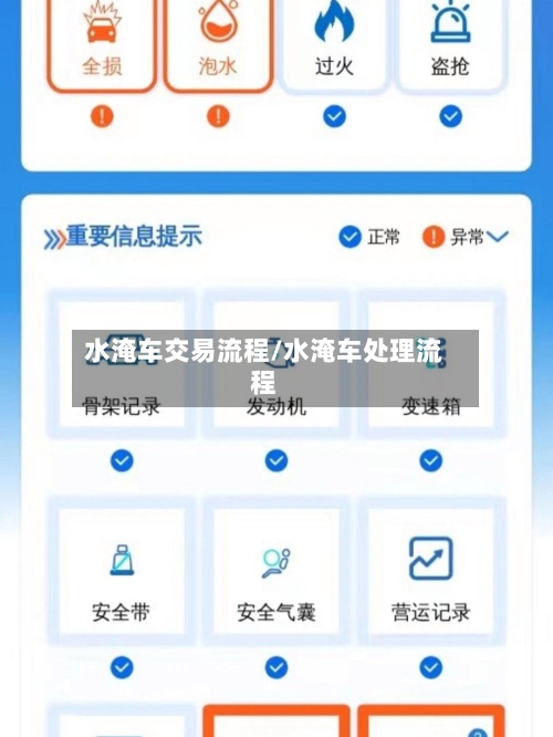 水淹车交易流程/水淹车处理流程