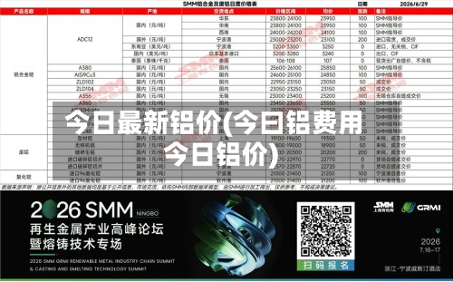 今日最新铝价(今曰铝费用
今日铝价)-第2张图片