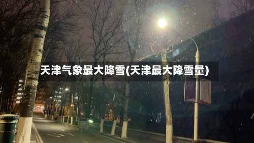 天津气象最大降雪(天津最大降雪量)