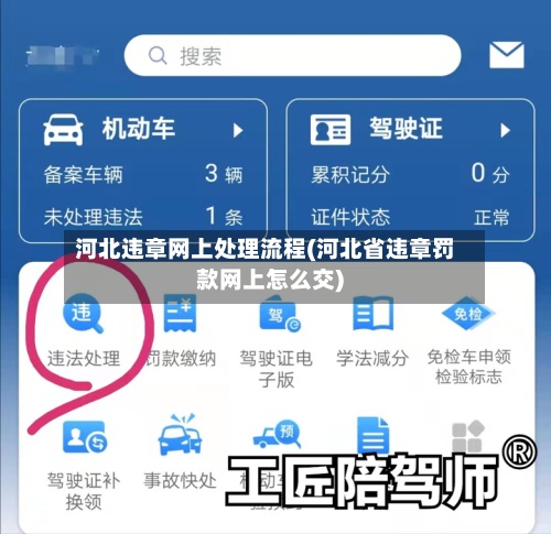 河北违章网上处理流程(河北省违章罚款网上怎么交)-第2张图片