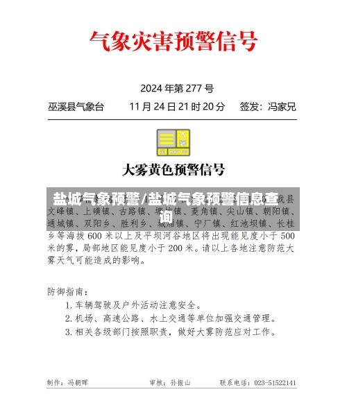 盐城气象预警/盐城气象预警信息查询-第2张图片
