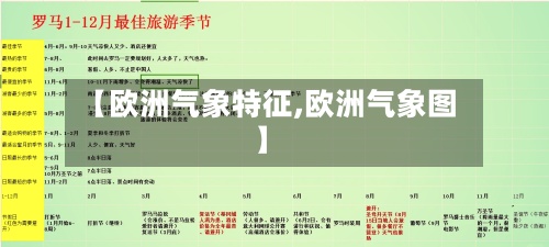 【欧洲气象特征,欧洲气象图】-第2张图片