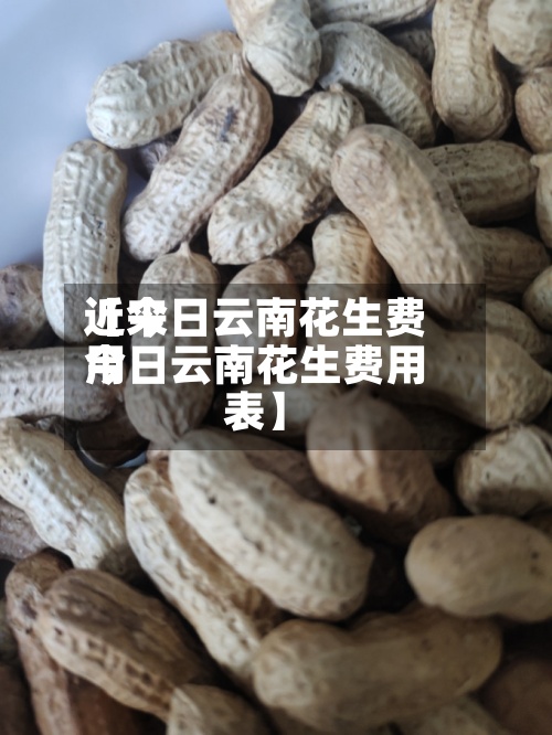 近来
【今日云南花生费用
今日云南花生费用
表】-第3张图片