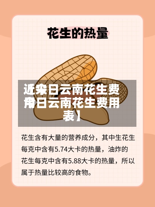 近来【今日云南花生费用今日云南花生费用表】