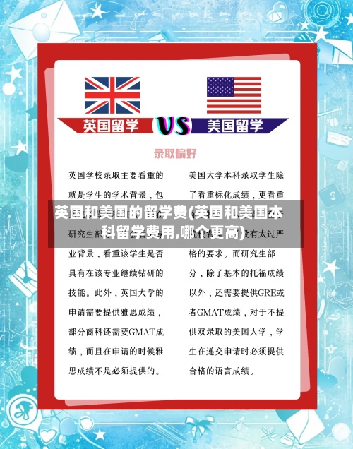 英国和美国的留学费(英国和美国本科留学费用,哪个更高)-第2张图片