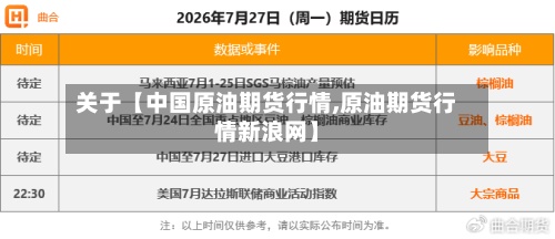 关于【中国原油期货行情,原油期货行情新浪网】-第2张图片