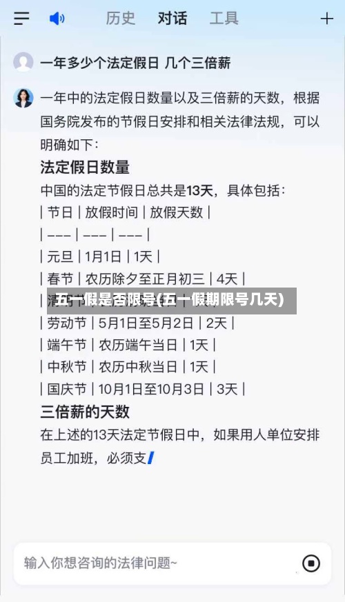 五一假是否限号(五一假期限号几天)-第2张图片