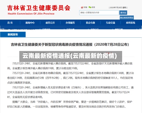 云南最新疫情通报(云南最新的疫情)-第2张图片