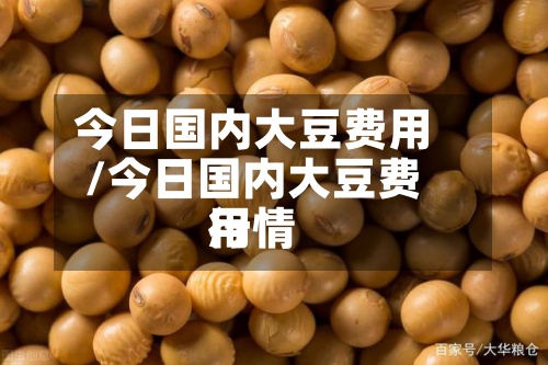 今日国内大豆费用
/今日国内大豆费用
行情