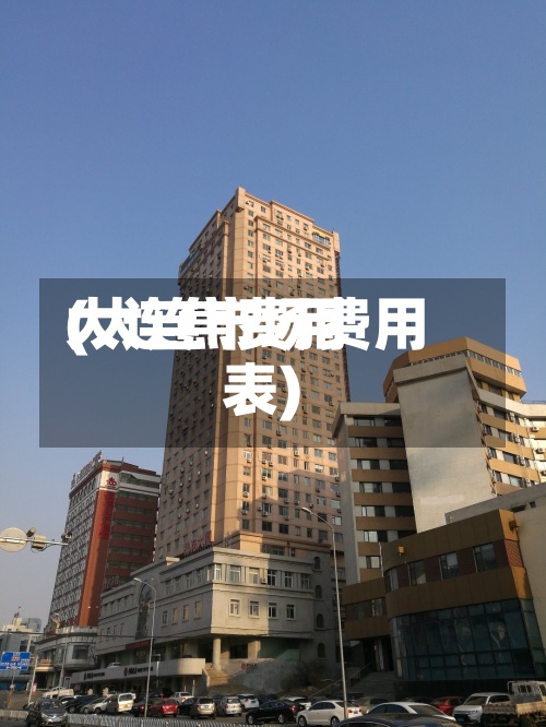 大连焦费用(大连市场费用表)