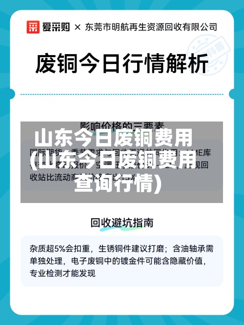 山东今日废铜费用
(山东今日废铜费用
查询行情)-第2张图片