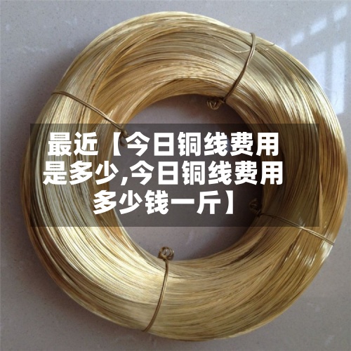 最近【今日铜线费用
是多少,今日铜线费用
多少钱一斤】-第2张图片