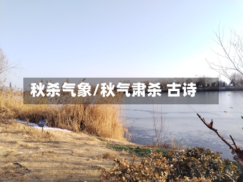 秋杀气象/秋气肃杀 古诗-第2张图片
