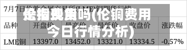 伦铜费用
是指现货吗(伦铜费用
今日行情分析)