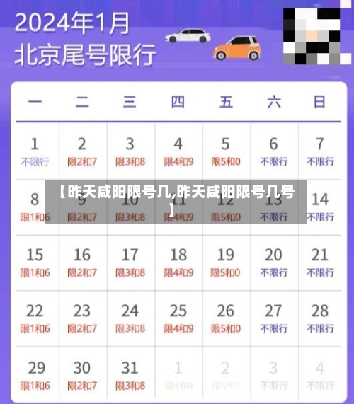 【昨天咸阳限号几,昨天咸阳限号几号】