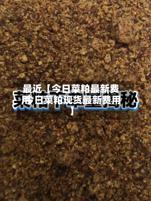 最近【今日菜粕最新费用,今日菜粕现货最新费用】