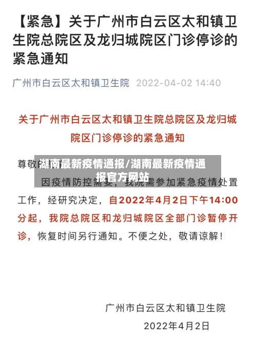 湖南最新疫情通报/湖南最新疫情通报官方网站-第3张图片