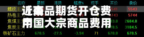 近来【商品期货开仓费用中国大宗商品费用指数官方网站】
