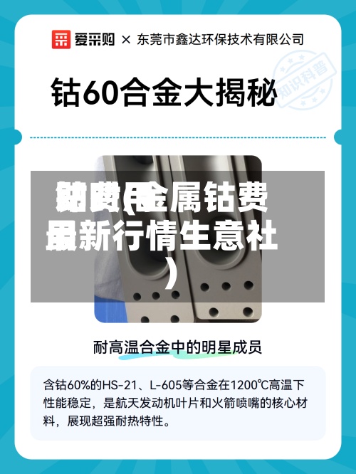 钴费用即时(金属钴费用最新行情生意社)