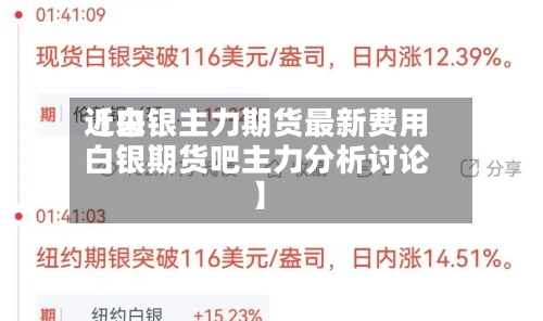 近来
【白银主力期货最新费用
白银期货吧主力分析讨论】-第2张图片