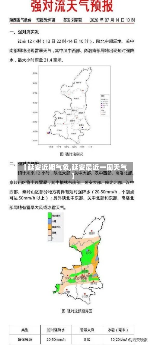 【延安近期气象,延安最近一周天气】
