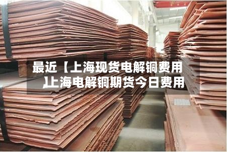 最近【上海现货电解铜费用
,上海电解铜期货今日费用
】-第3张图片