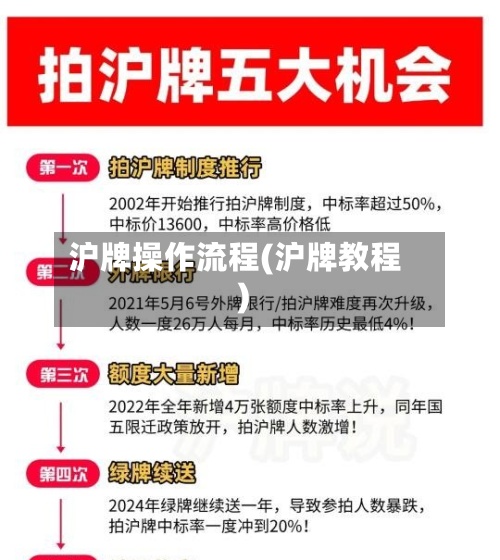 沪牌操作流程(沪牌教程)