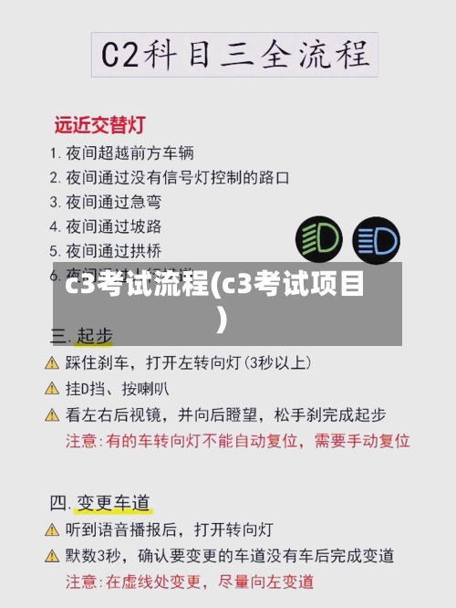 c3考试流程(c3考试项目)-第3张图片
