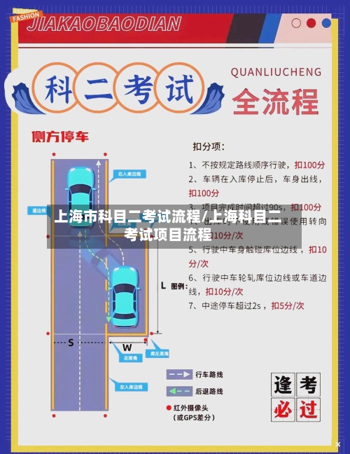 上海市科目二考试流程/上海科目二考试项目流程-第2张图片