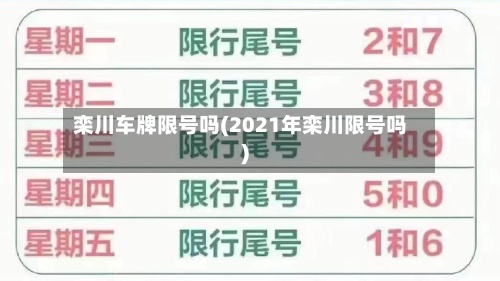 栾川车牌限号吗(2021年栾川限号吗)