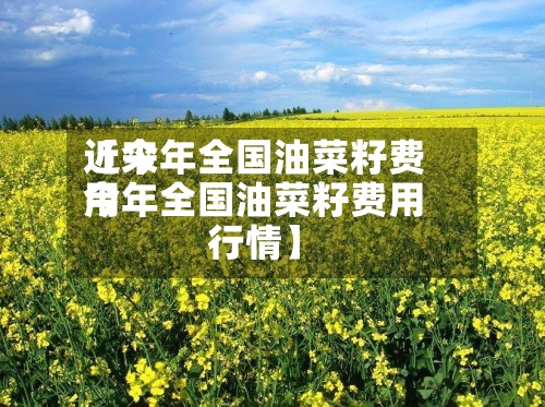 近来【今年全国油菜籽费用今年全国油菜籽费用行情】-第2张图片