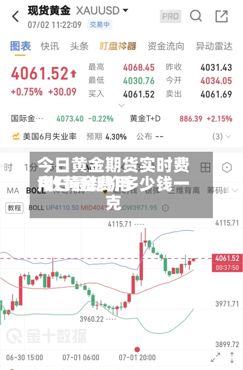 今日黄金期货实时费用/收黄金费用今日最新价多少钱一克
