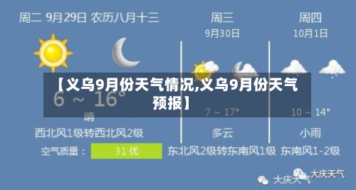 【义乌9月份天气情况,义乌9月份天气预报】-第3张图片