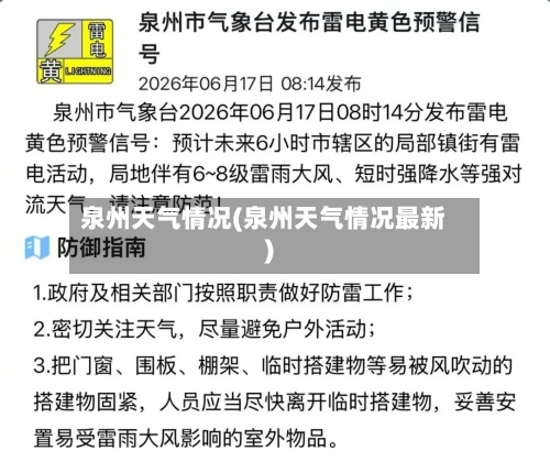 泉州天气情况(泉州天气情况最新)-第2张图片