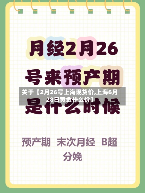 关于【2月26号上海现货价,上海6月28日黄金什么价】-第2张图片