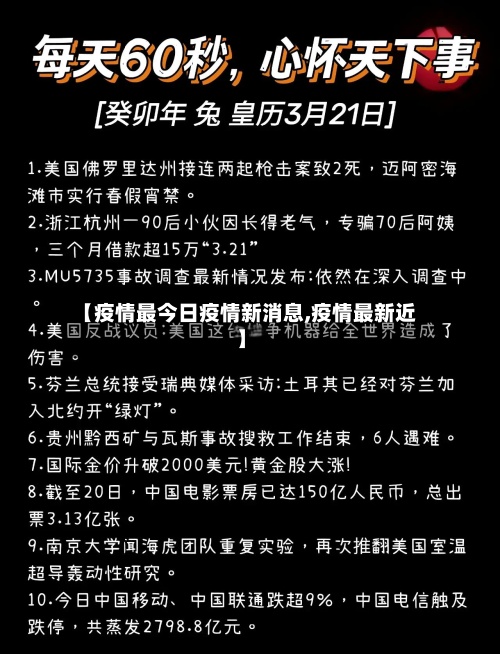 【疫情最今日疫情新消息,疫情最新近】-第2张图片