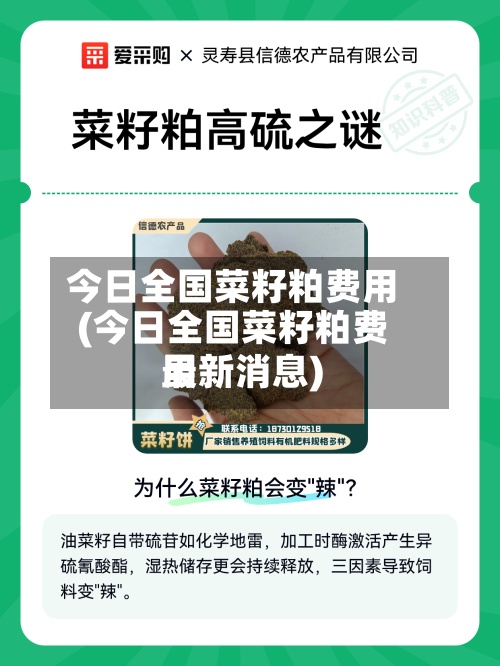 今日全国菜籽粕费用(今日全国菜籽粕费用最新消息)-第2张图片