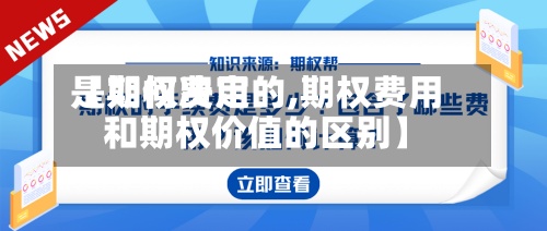 【期权费用
是如何决定的,期权费用
和期权价值的区别】-第3张图片