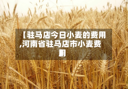 【驻马店今日小麦的费用
,河南省驻马店市小麦费用
】-第2张图片