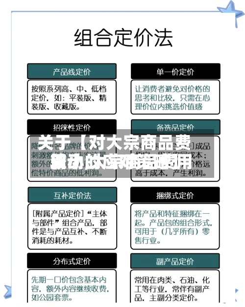 关于【对大宗商品费用
较小,大宗商品费用
波动的应对策略】-第3张图片